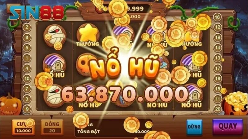 Giao diện game nổ hũ dễ nhìn