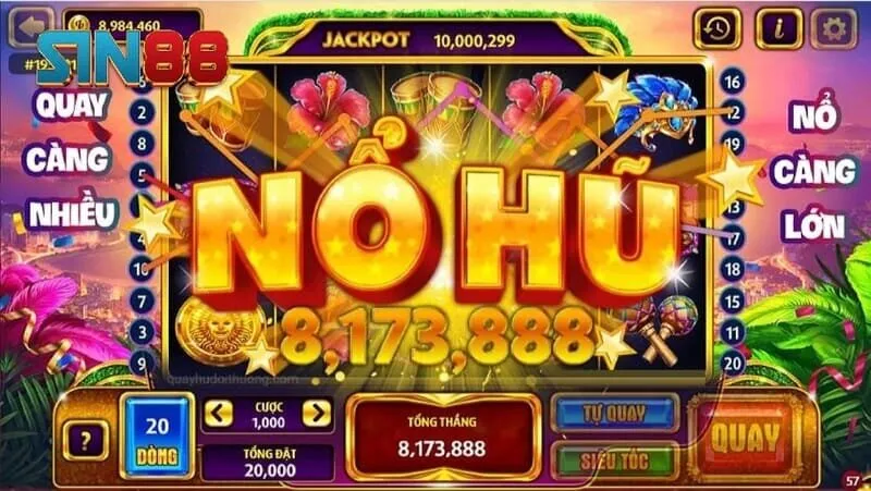 Game nổ hũ có đồ hoạ sắc nét